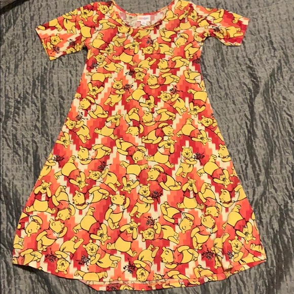 LuLaRoe Other - Disney Pooh Adeline Dress NWOT